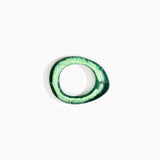 Dinosaur Designs Small Rock Bangle in Moss Colour resin with Wide Fit.