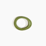 Dinosaur Designs Small Rock Bangle in Olive Colour resin with Wide Fit.