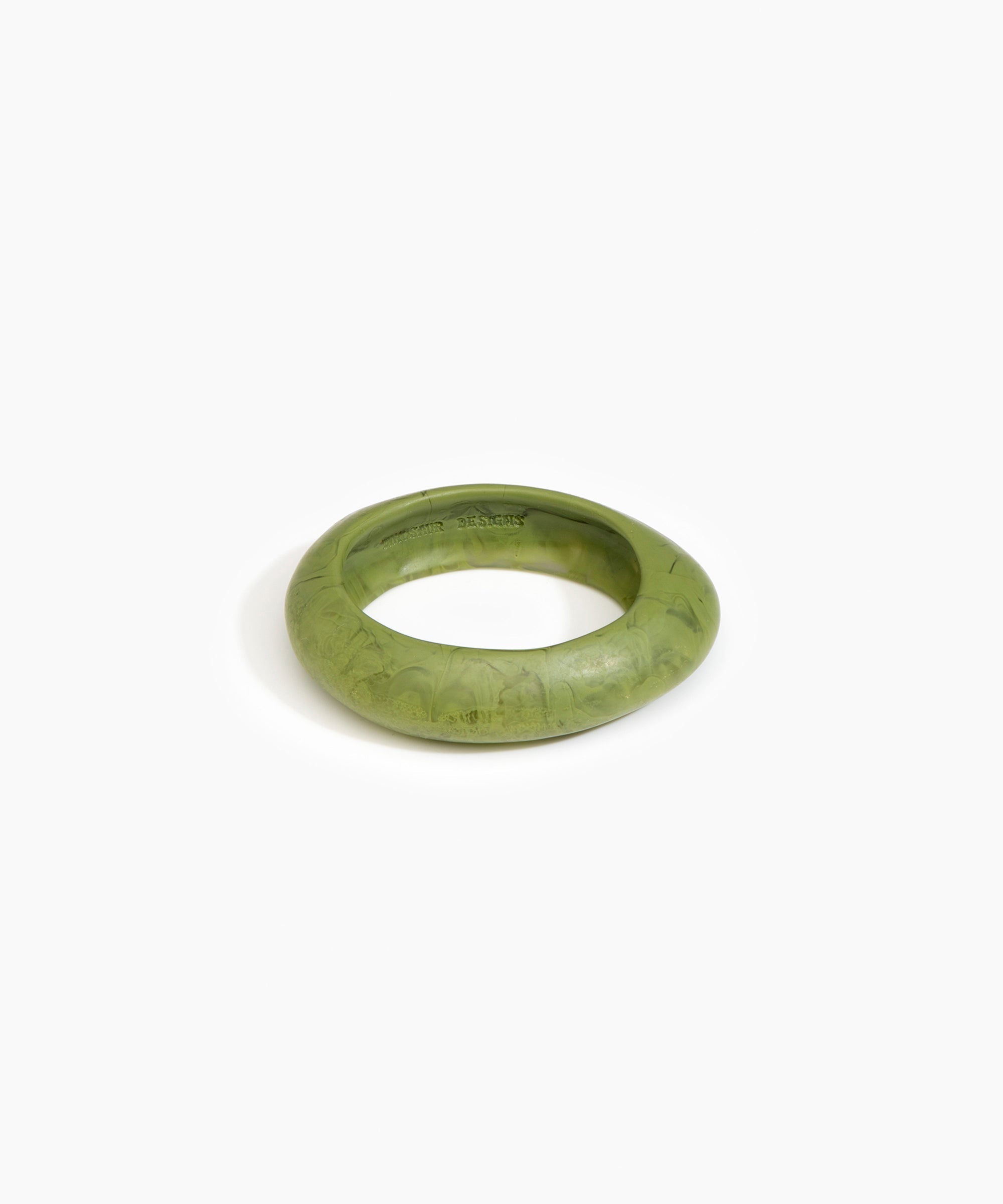 Dinosaur Designs SBRCKSML Small Rock Bangle OLIVE..