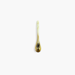Dinosaur Designs Shell Spoon in Malachite Colour resin.
