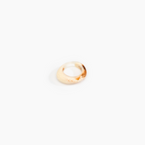 Dinosaur Designs Slate Ring Rings in Light Horn Colour resin with Regular Fit..