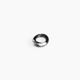 Dinosaur Designs Slate Ring in Black Marble Colour resin with Regular Fit..