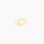 Dinosaur Designs Slate Ring in Lemon Colour resin with Regular Fit..