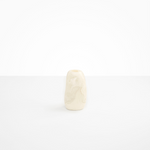 Dinosaur Designs Small Pebble Vase in Chalk Swirl Colour resin..
