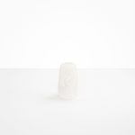 Dinosaur Designs Small Pebble Vase in Snow Swirl Colour resin..