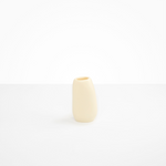 Dinosaur Designs Small Pebble Vase in Cream Colour resin.