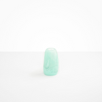 Dinosaur Designs Small Pebble Vase in Mint Colour resin.