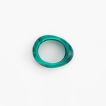 Dinosaur Designs Small Rock Bangle in Mineral Swirl Colour resin with Wide Fit.