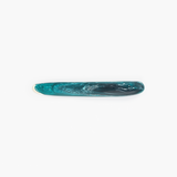 Dinosaur Designs Stone Cheese Knife in Lagoon Colour resin.