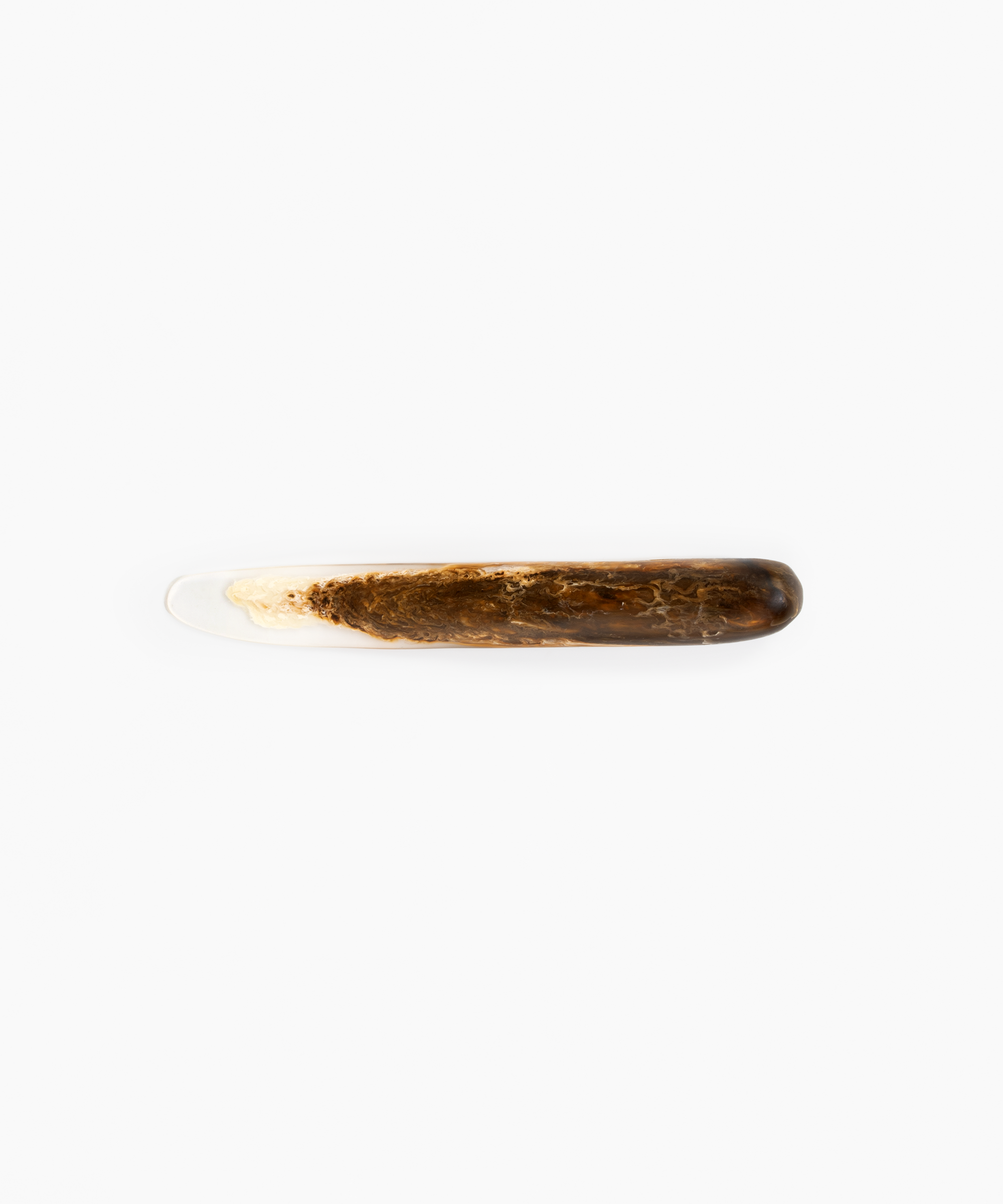 Dinosaur Designs Stone Cheese Knife in Light Horn Colour resin...