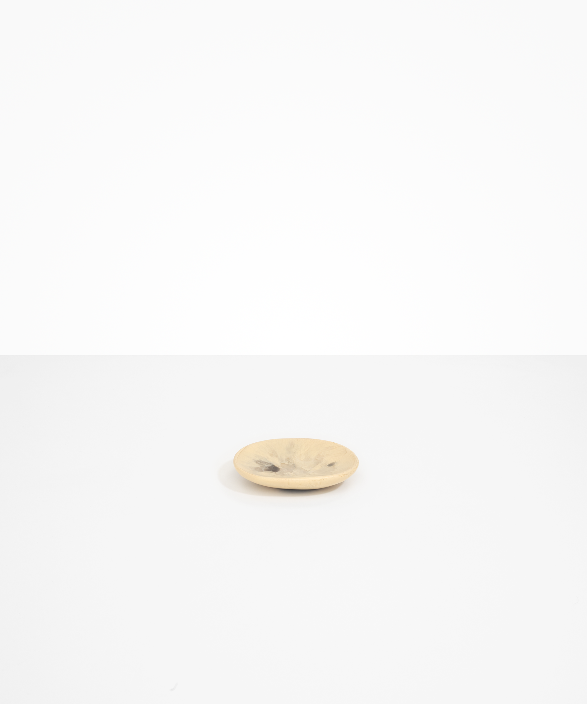 Dinosaur Designs Temple Dish in Sandy Pearl Colour resin.