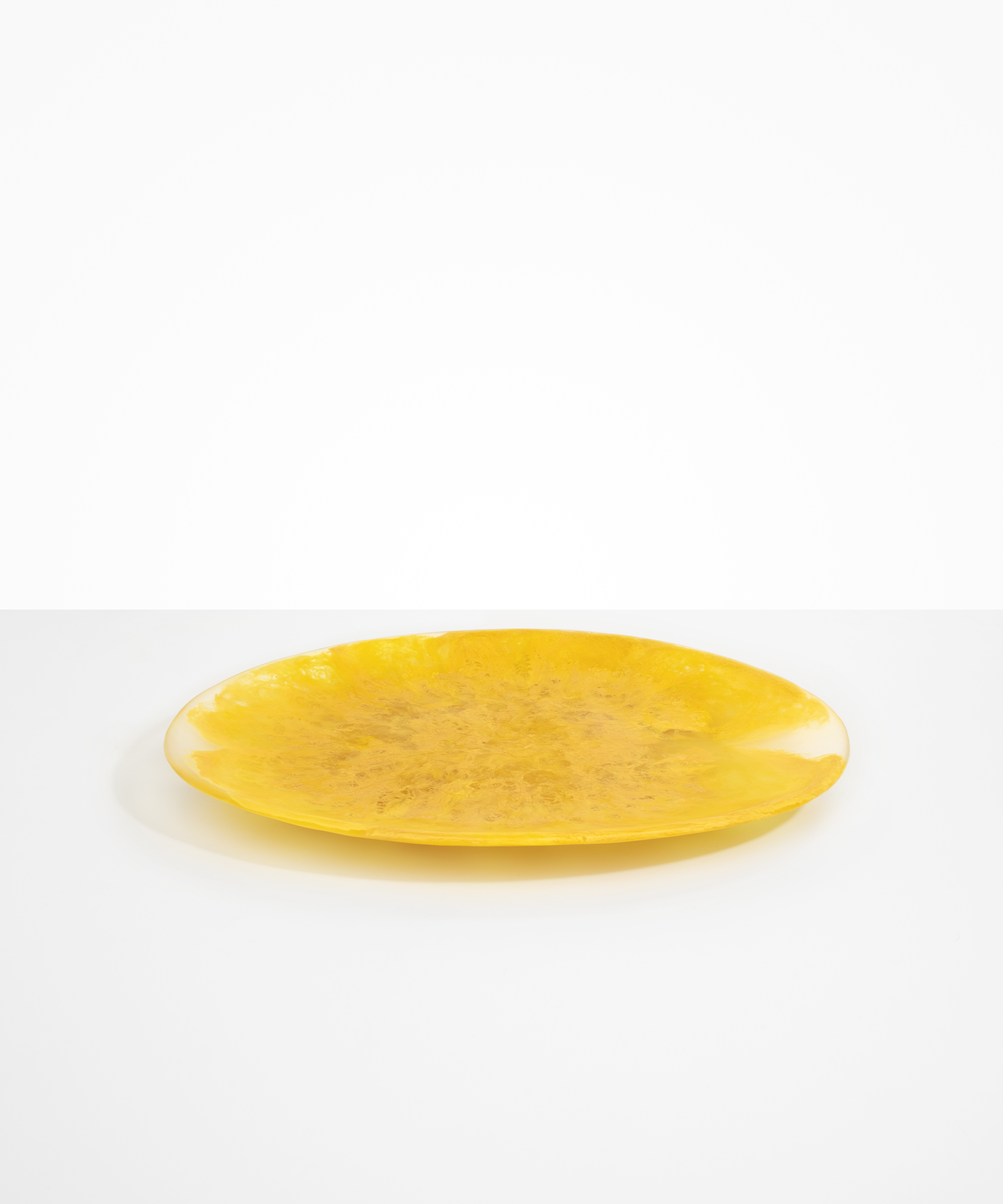 Dinosaur Designs Long Temple Platter in Honeycomb Colour resin..