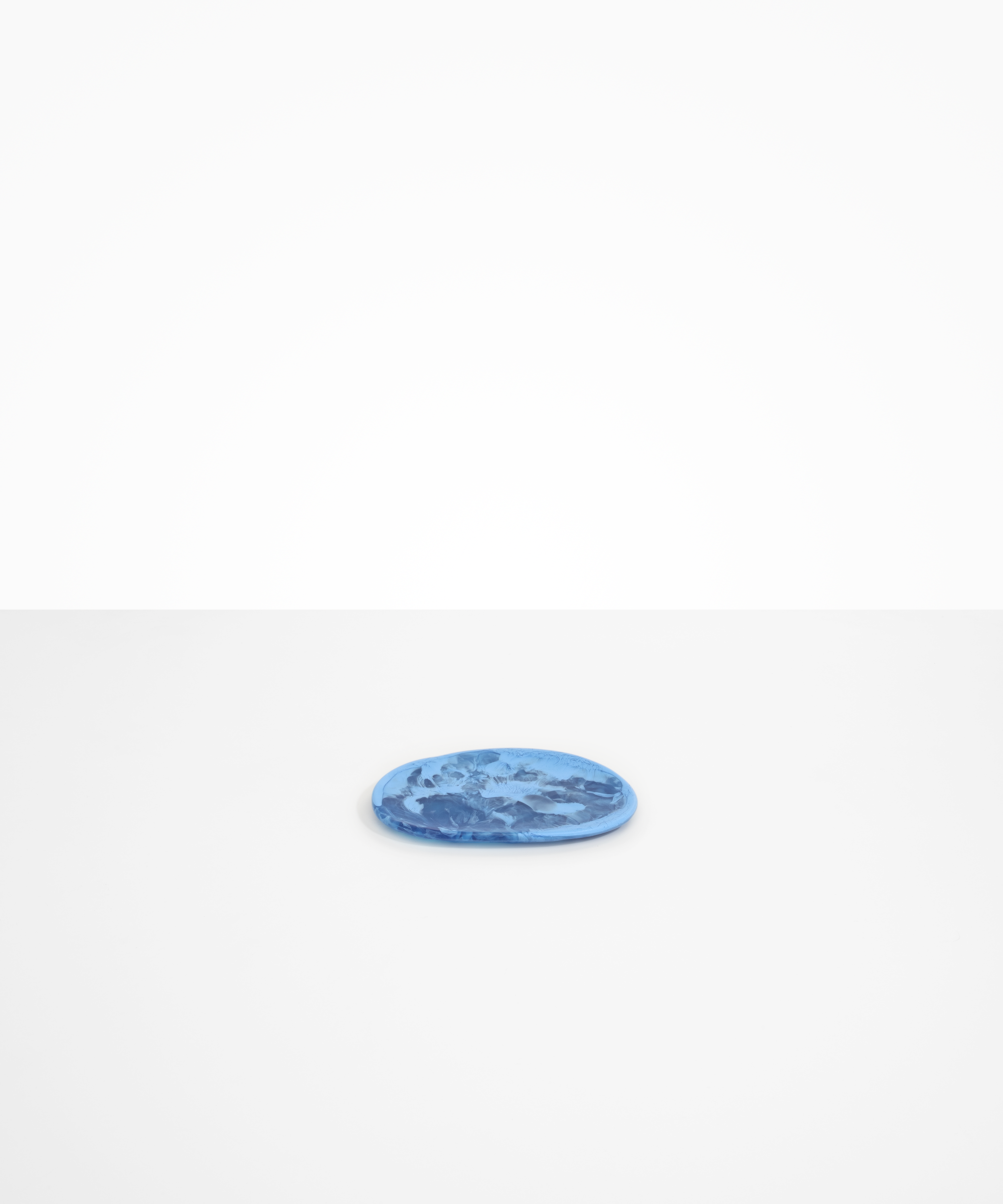 Dinosaur Designs Temple Side Plate in Sky Colour resin.
