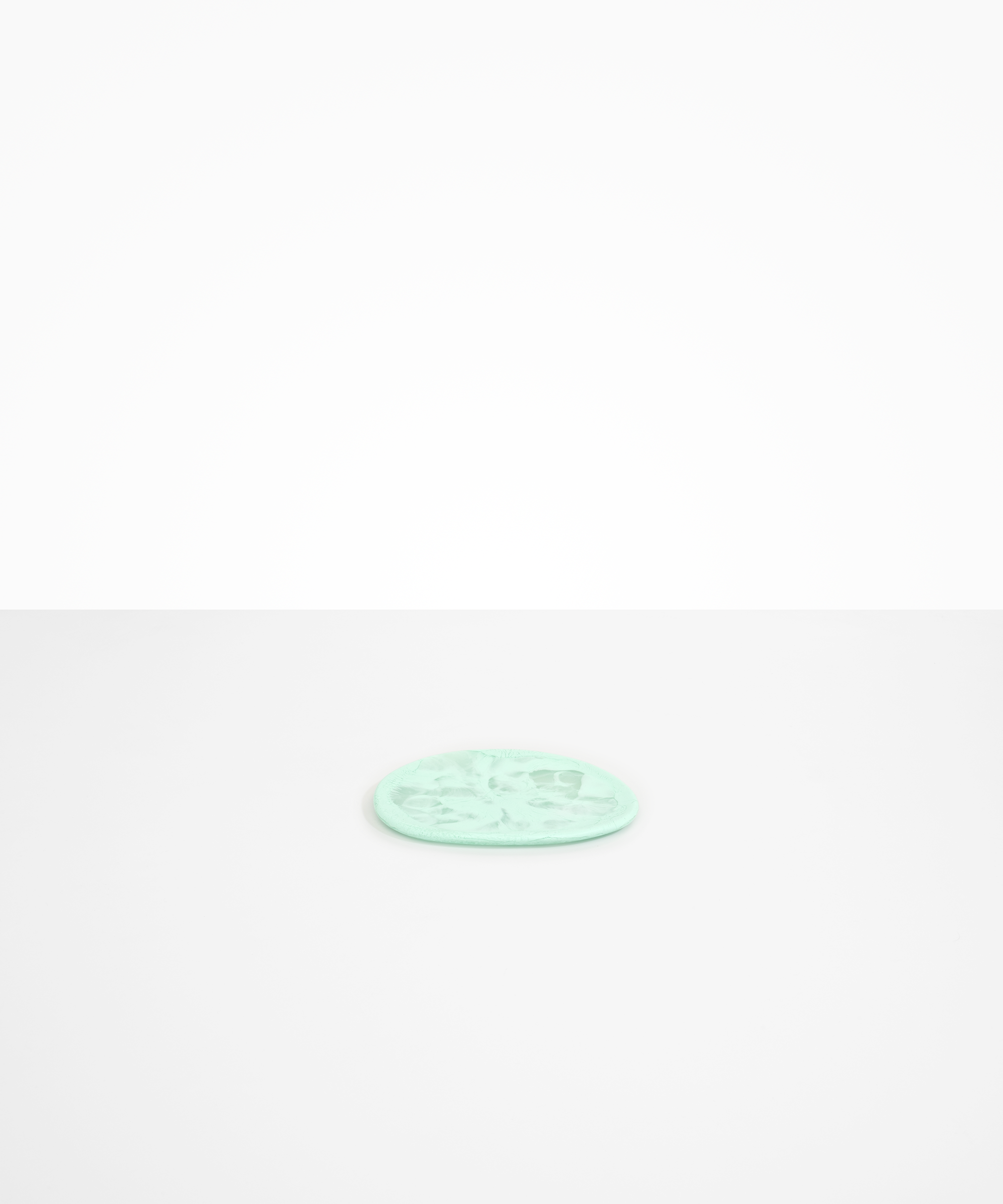 Dinosaur Designs Temple Side Plate in Mint Colour resin..