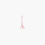 Dinosaur Designs Temple Spoon in Shell Pink Colour resin.