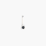 Dinosaur Designs Temple Spoon in White Marble Colour resin.