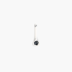 Dinosaur Designs Temple Spoon in White Marble Colour resin.