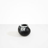 Dinosaur Designs Medium Moss Vase Black Marble..