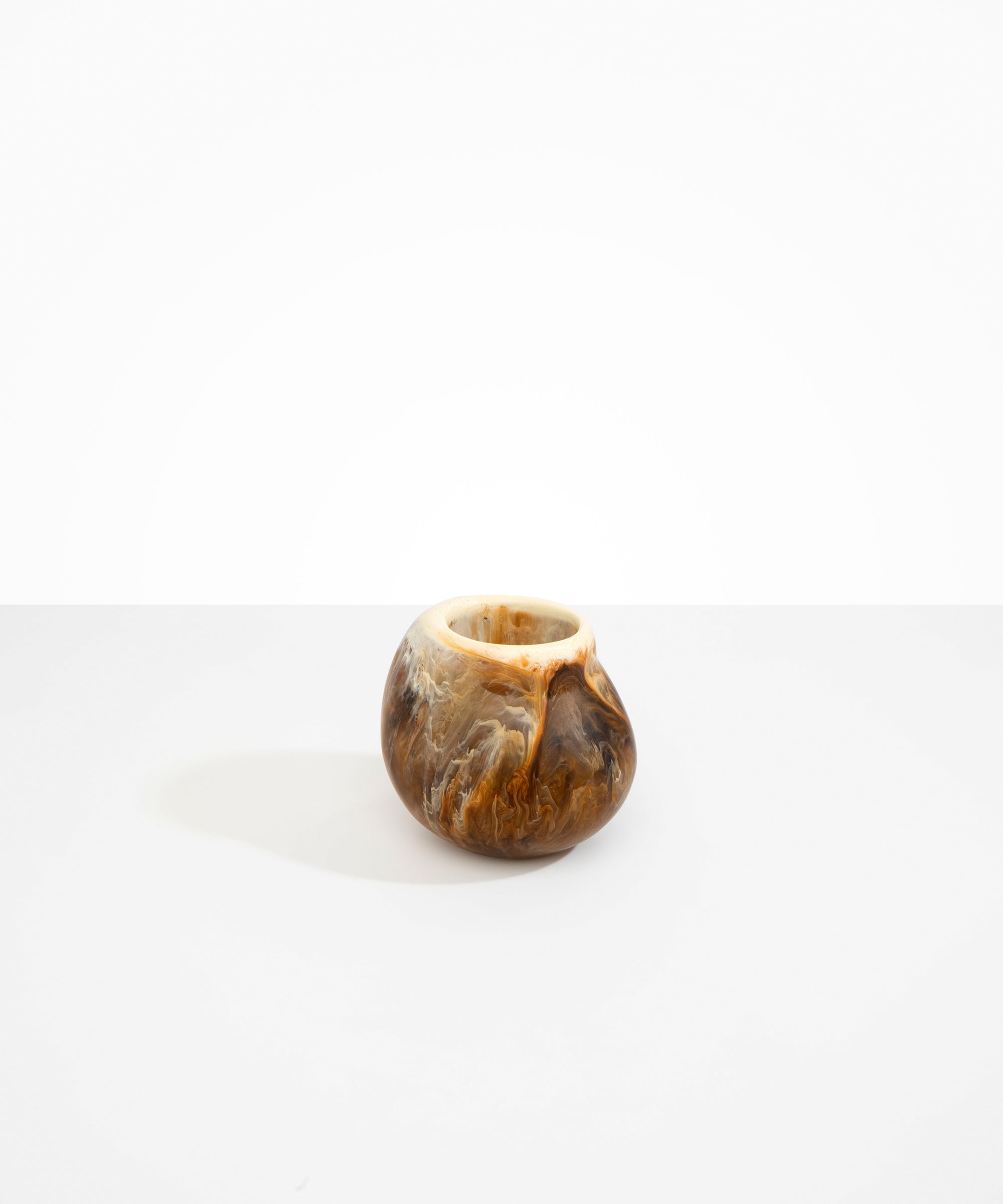 Dinosaur Designs Medium Moss Vase in Light Horn color resin