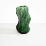 Dinosaur Designs Valley Vase in Moss Colour resin
