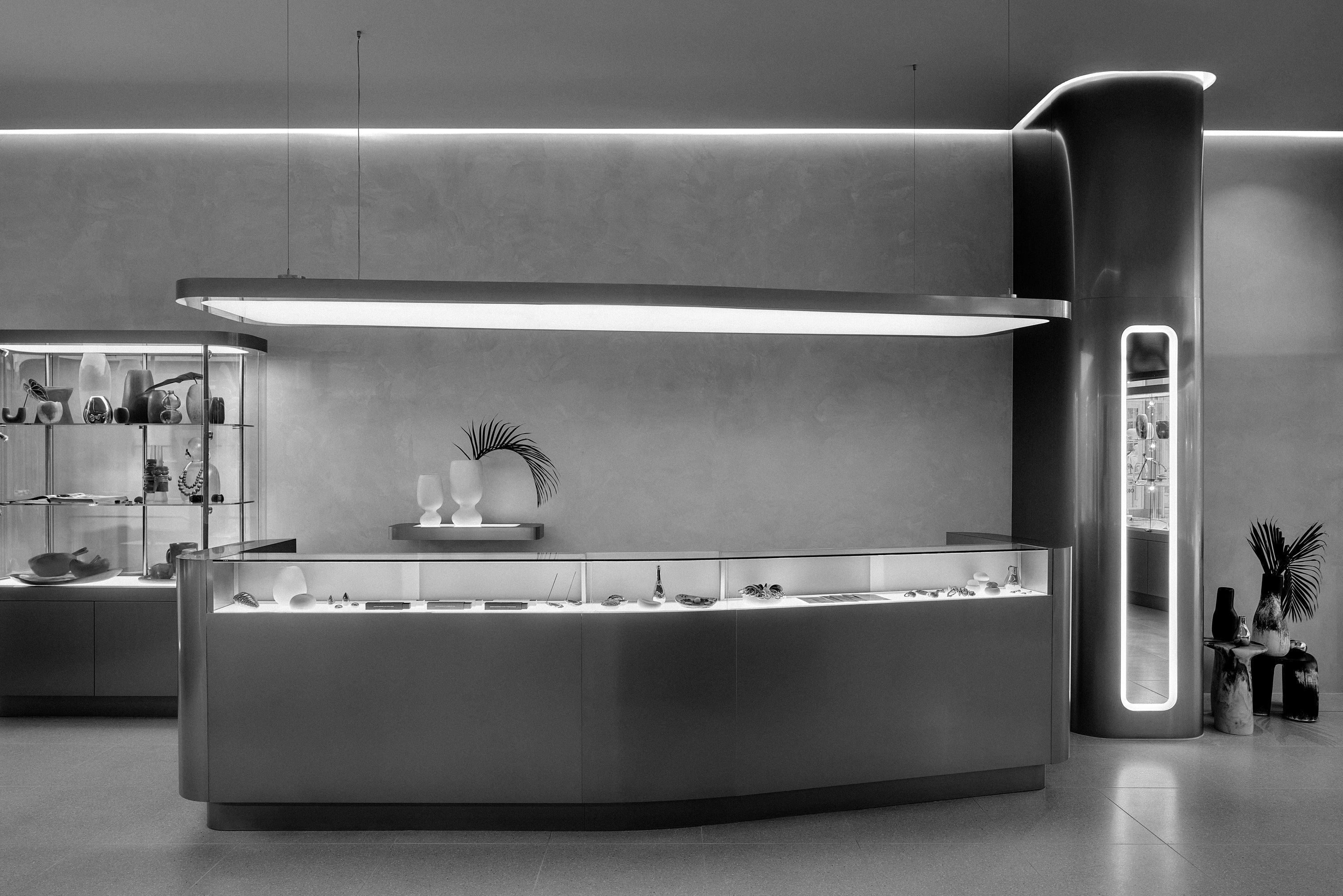 Interior of store