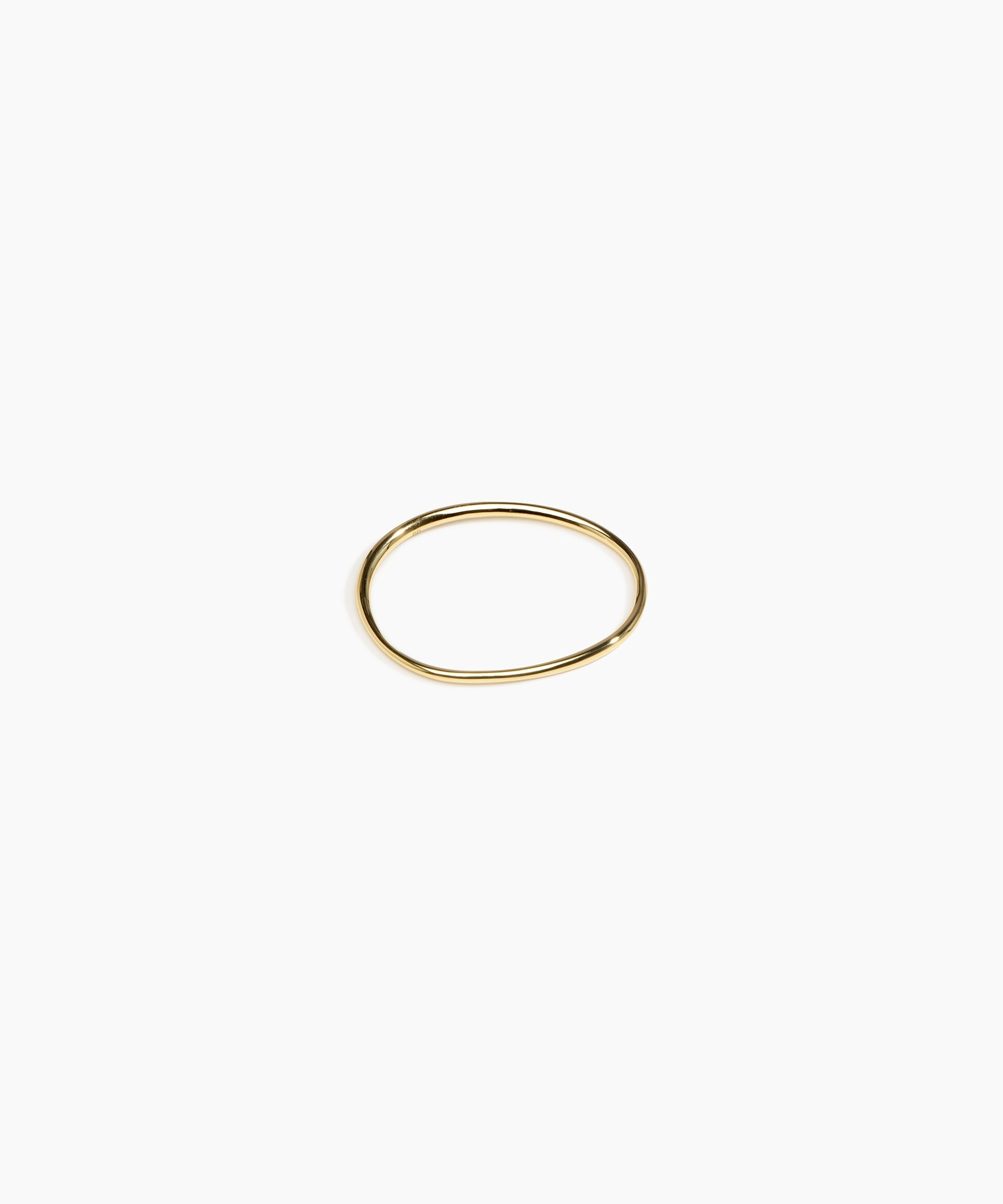 Dinosaur Designs BGDDPEB pebble bangle BRASS 