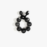 Dinosaur Designs Bold Ball Bracelet in Black Marble color resin with One Size Fit