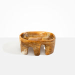 Dinosaur Designs Large Branch Bowl in Light Horn Colour resin..