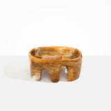 Dinosaur Designs Large Branch Bowl in Light Horn Colour resin..