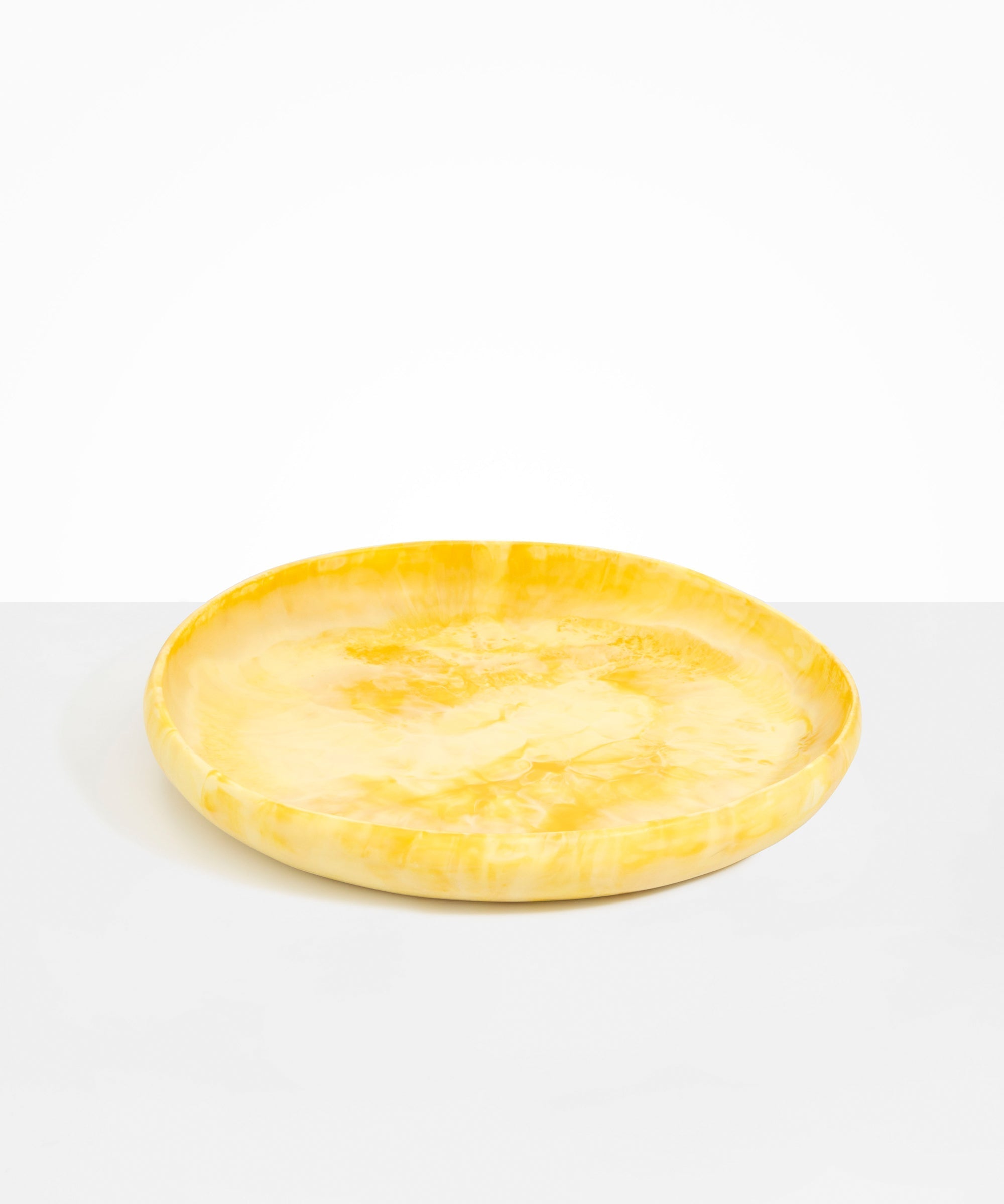 Dinosaur Designs Grand Earth Bowl in Daisy Colour resin..