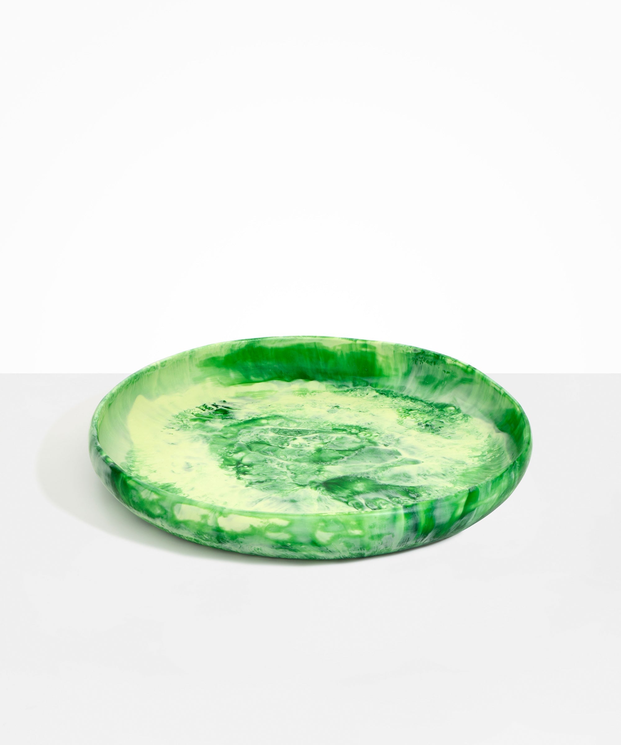 Dinosaur Designs Grand Earth Bowl in Grass Colour resin..