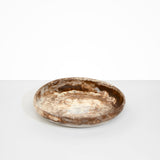 Dinosaur Designs Large Earth Bowl in Cappuccino Colour resin