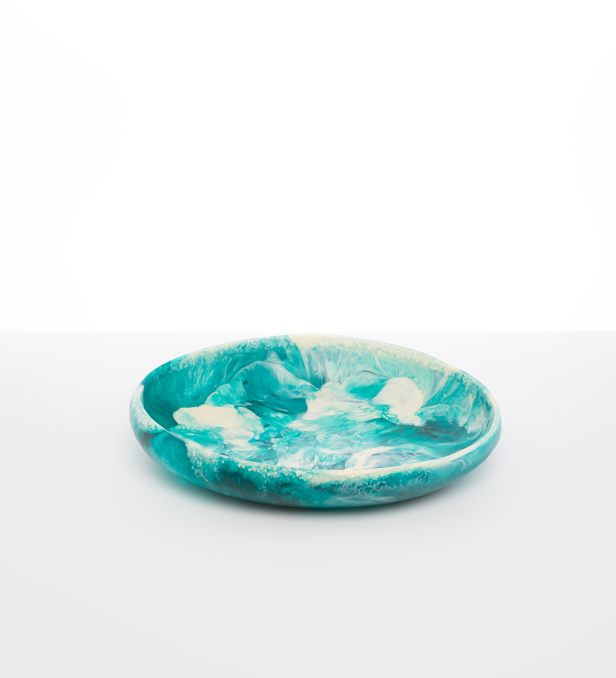 Dinosaur Designs Large Earth Bowl Bowls in Lagoon Colour resin