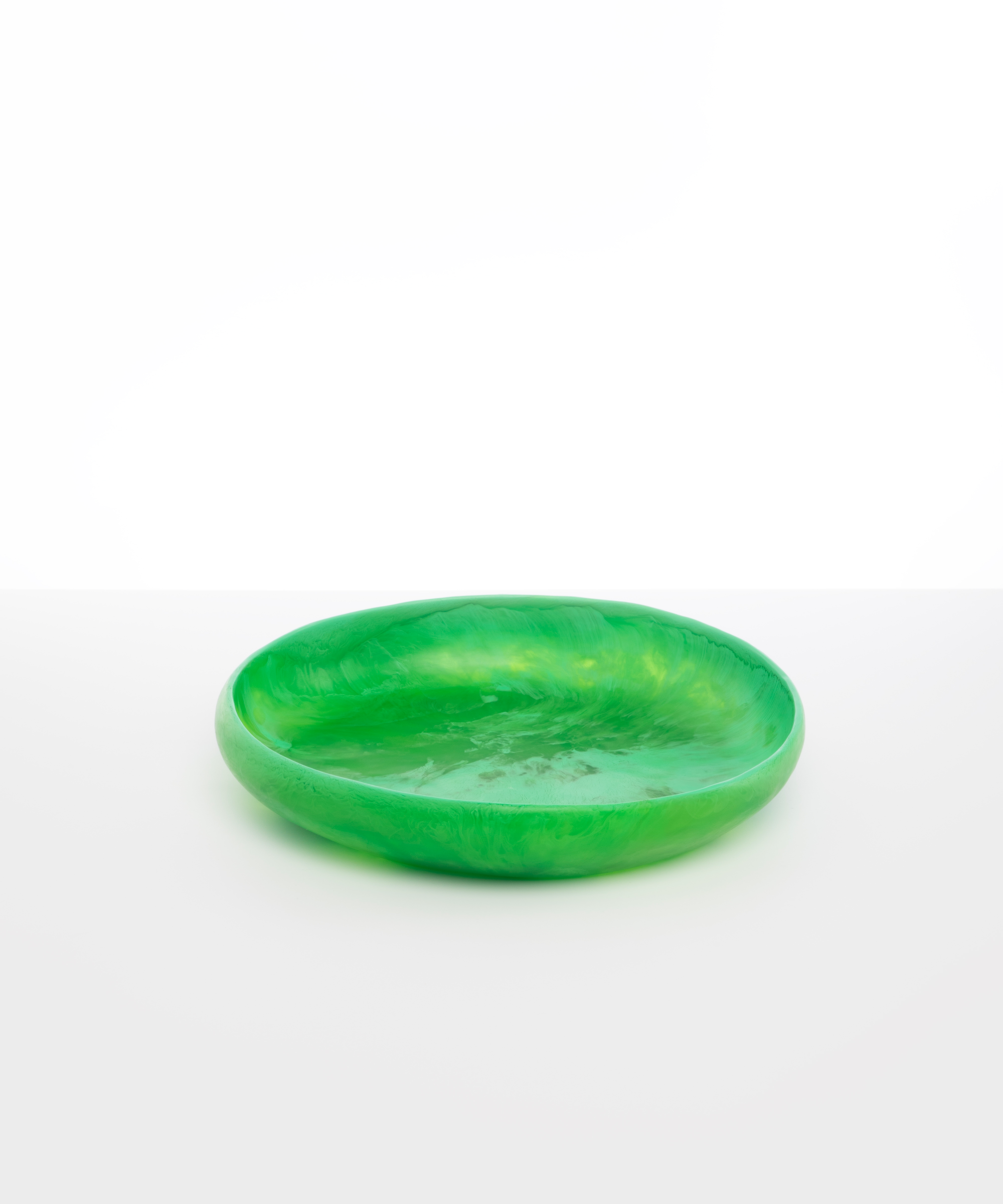 Dinosaur Designs Large Earth Bowl in Leaf Colour resin.