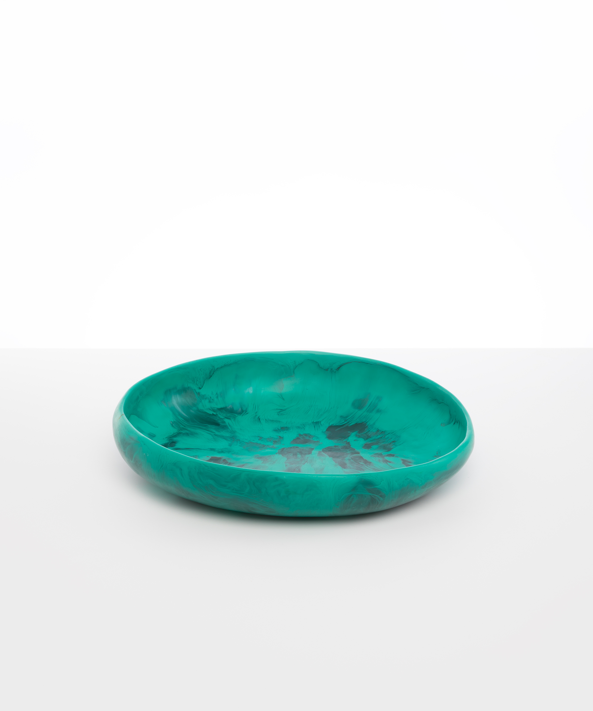 Dinosaur Designs Large Earth Bowl in Mineral Swirl Colour resin