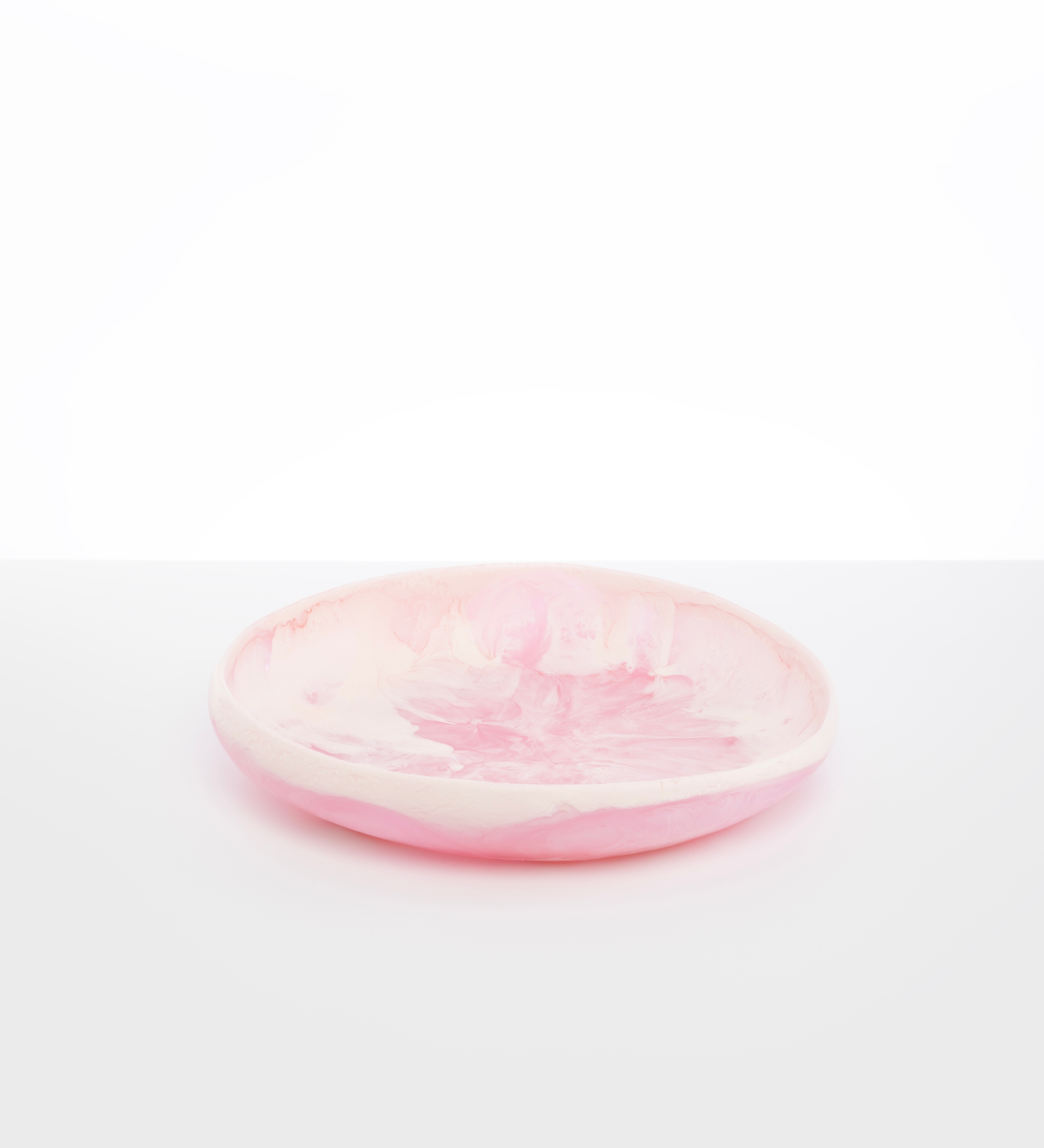 Dinosaur Designs Large Earth Bowl Bowls in Shell Pink Colour resin