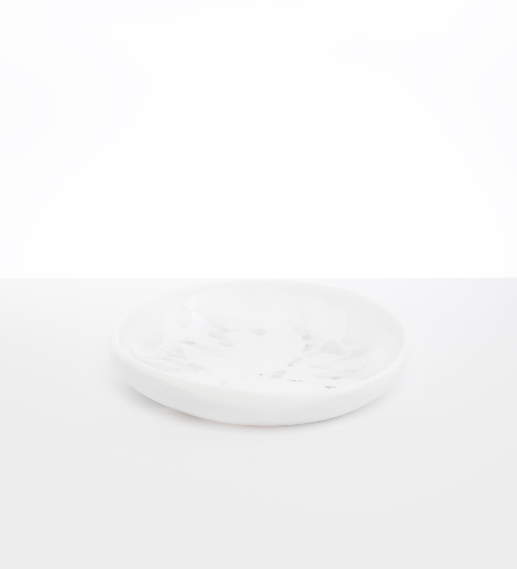 Dinosaur Designs Large Earth Bowl Bowls in Snow Swirl Colour resin