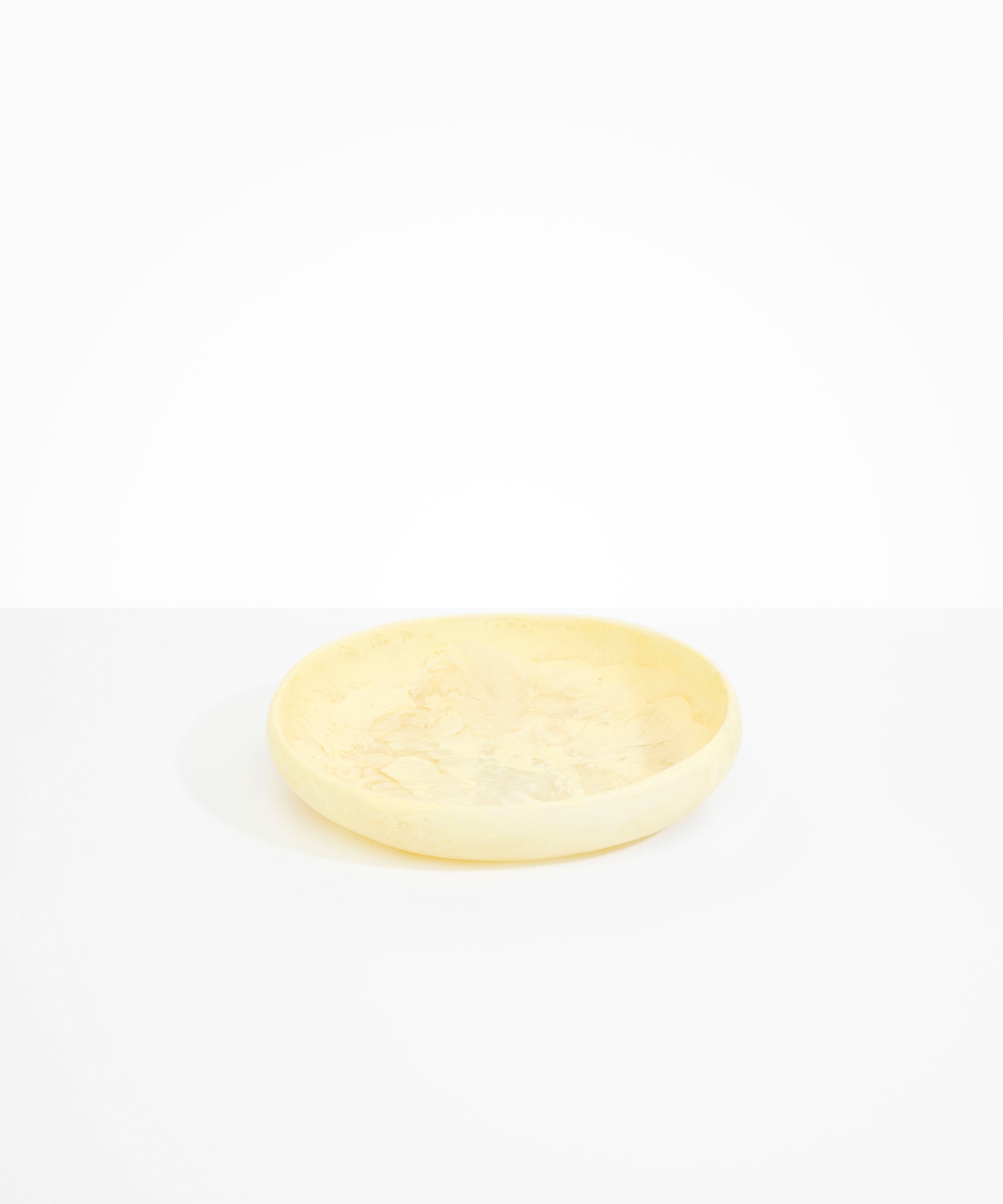 Dinosaur Designs Medium Earth Bowl in Lemon Colour resin.