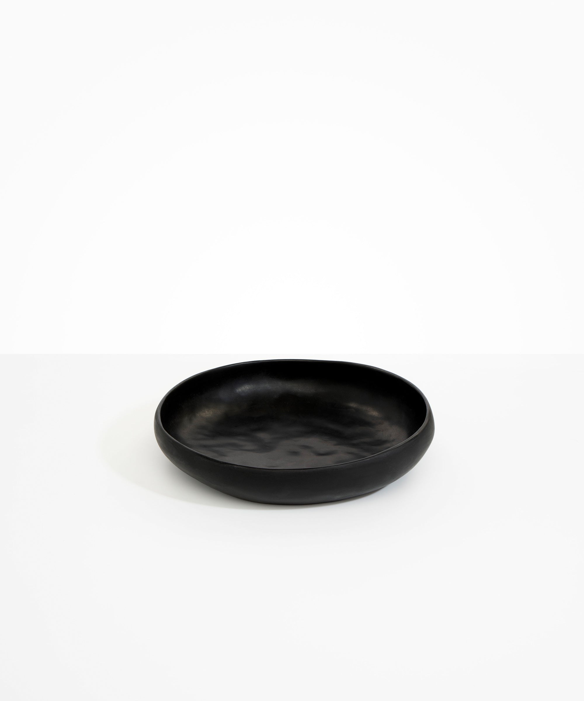 Dinosaur Designs Medium Earth Bowl in Black Colour resin.