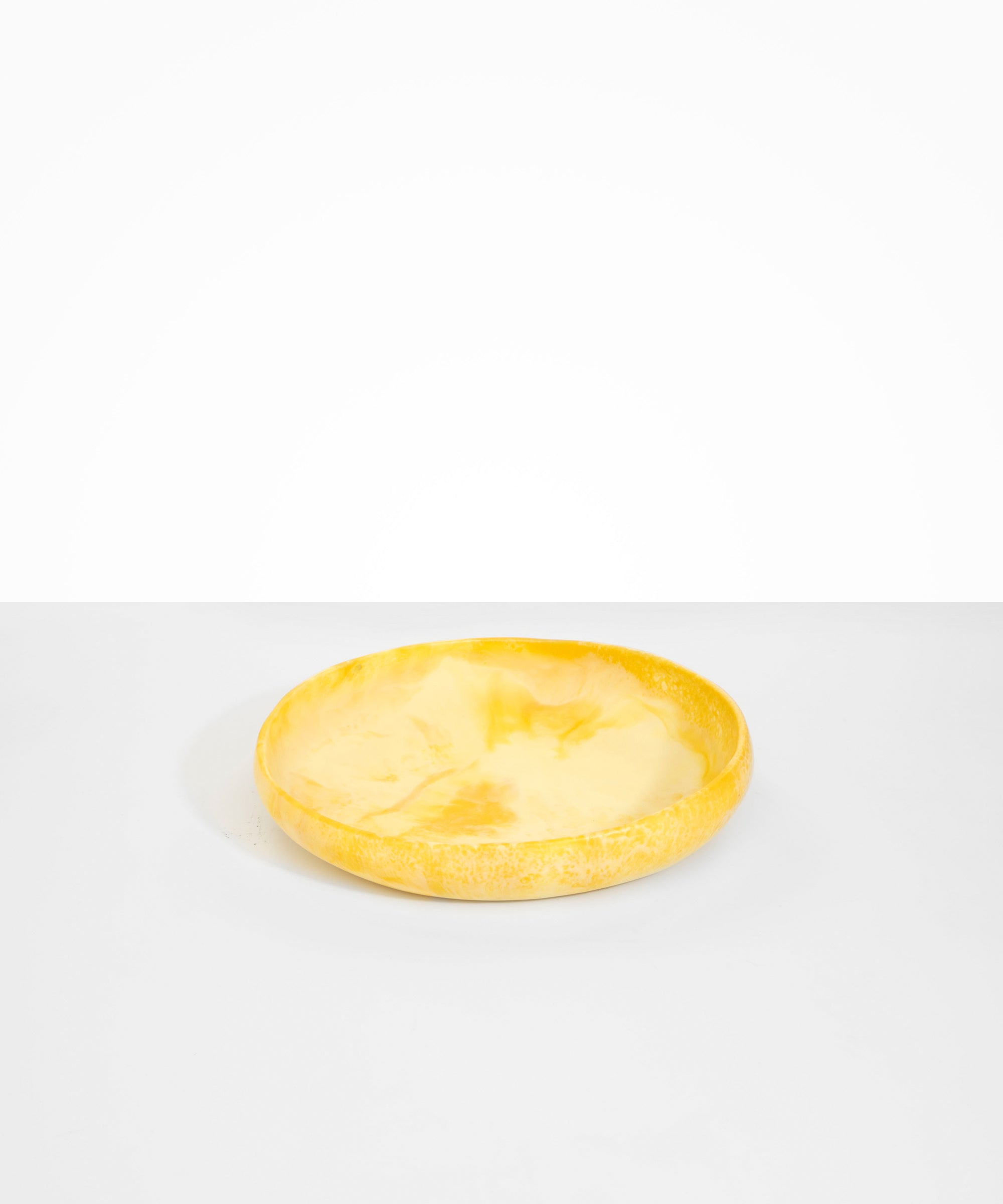 Dinosaur Designs Medium Earth Bowl in Daisy Colour resin.