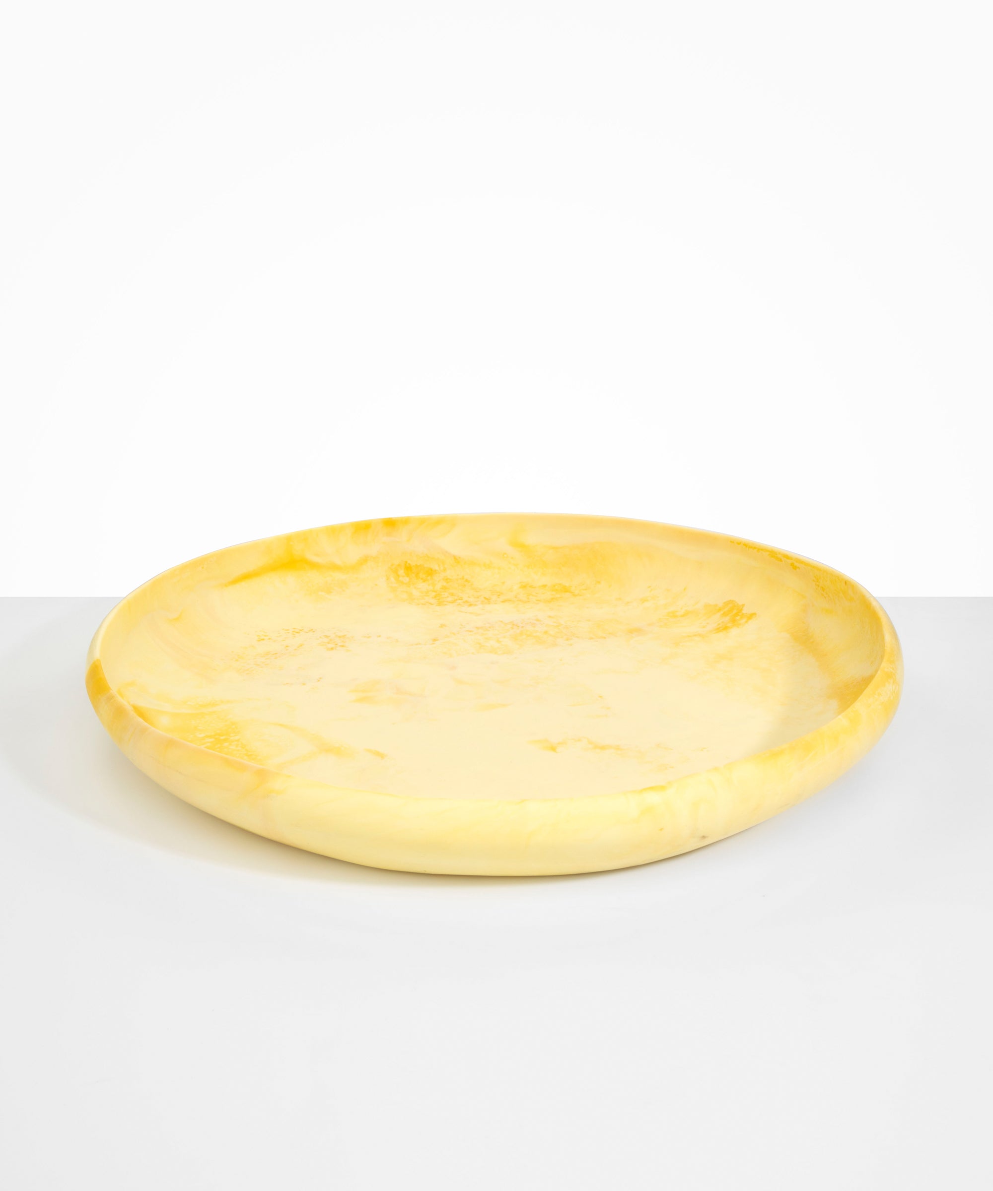 Dinosaur Designs Extra Large Earth Bowl in Daisy Colour resin.