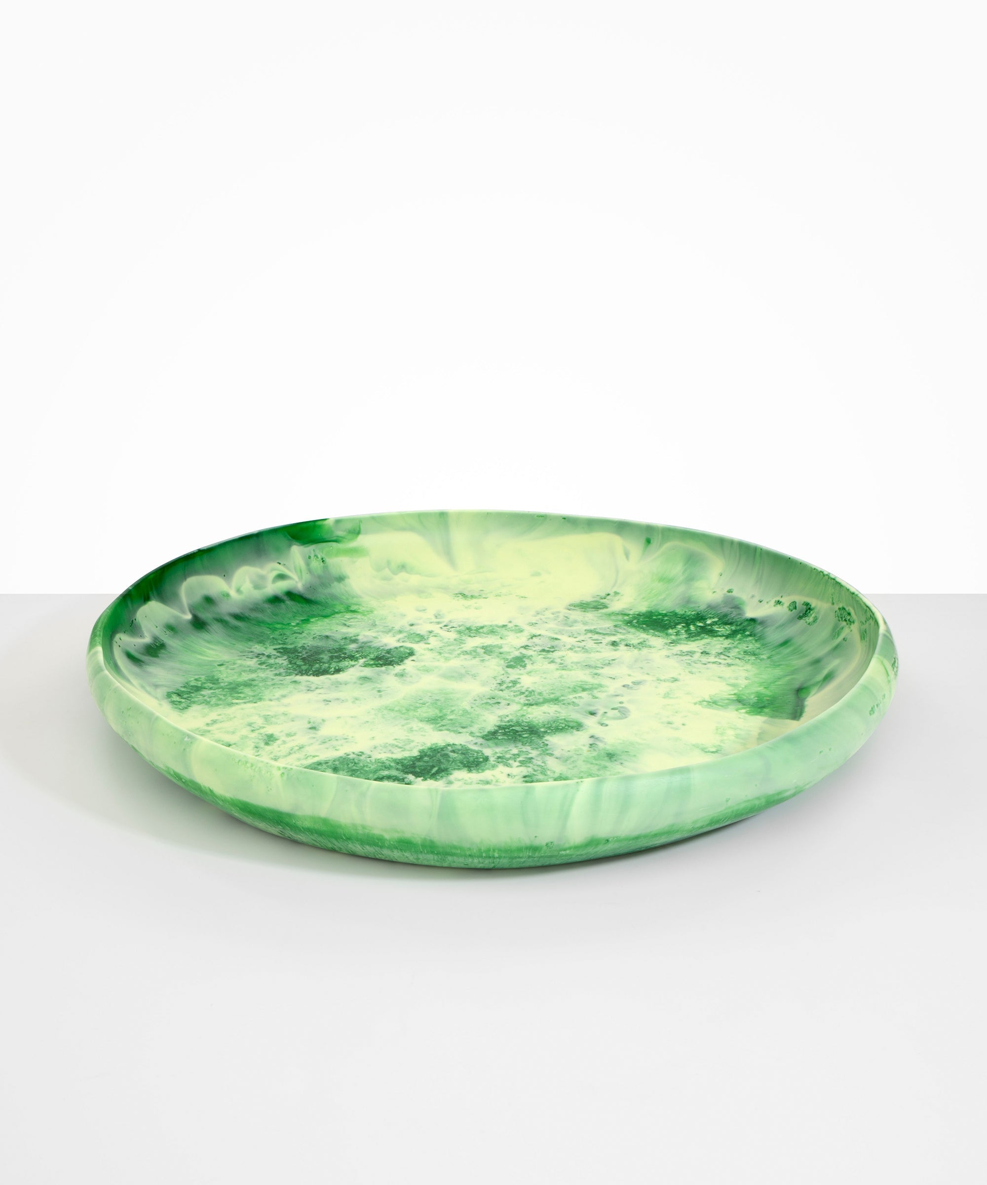 Dinosaur Designs Extra Large Earth Bowl in Grass Colour resin.