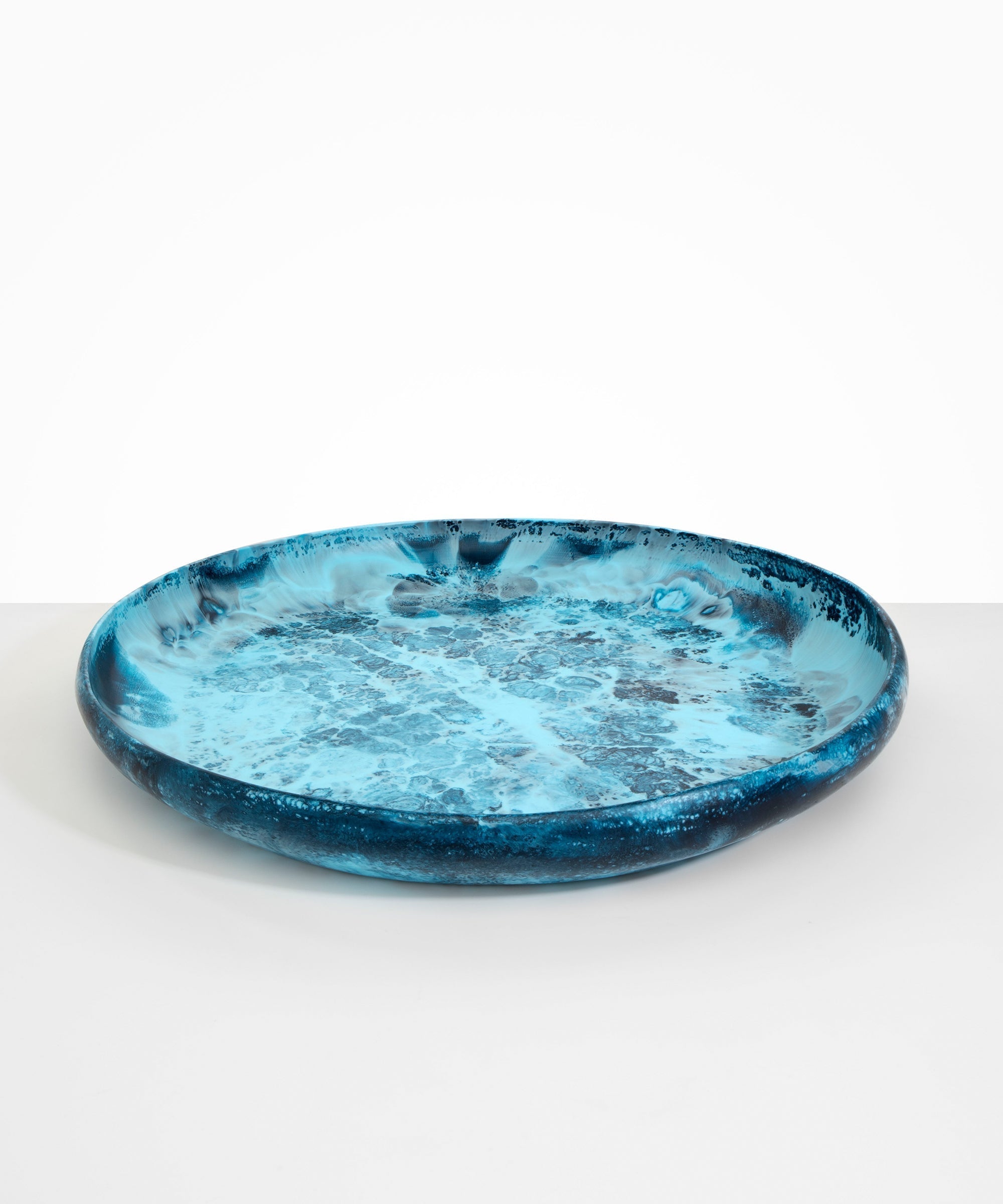 Dinosaur Designs Extra Large Earth Bowl in Water Colour resin.