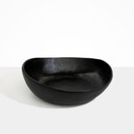 Dinosaur Designs Large Flow Bowl in Black Colour resin.