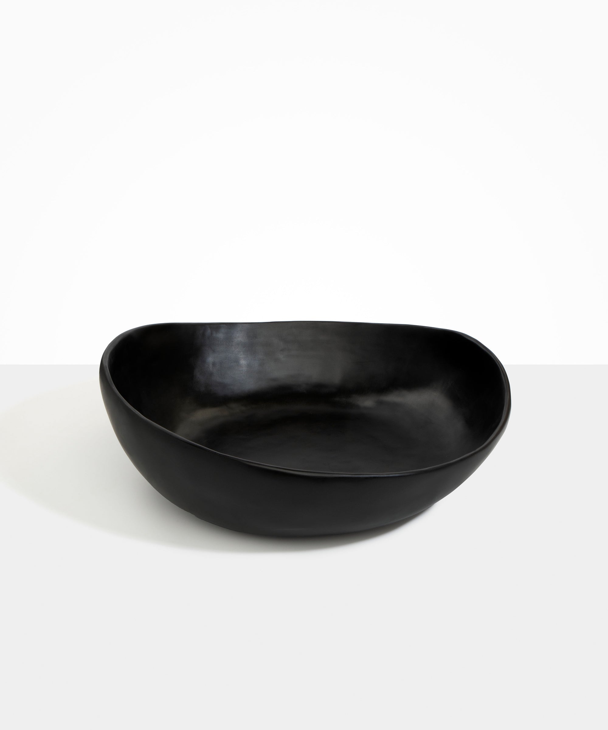 Dinosaur Designs Large Flow Bowl in Black Colour resin.