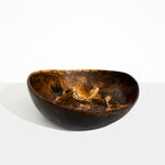 Dinosaur Designs Large Flow Bowl in Dark Horn Colour resin.