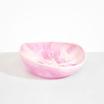 Dinosaur Designs Large Flow Bowl in Shell Pink Colour resin.