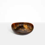 Dinosaur Designs Medium Flow Bowl in Dark Horn Colour resin.