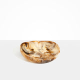Dinosaur Designs Medium Flow Bowl in Light Horn Colour resin.