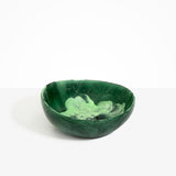 Dinosaur Designs Flow Salad Bowl in Moss Colour resin